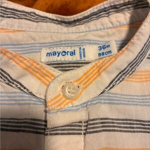 Mayoral Multicolor Striped Shirt -  36 months